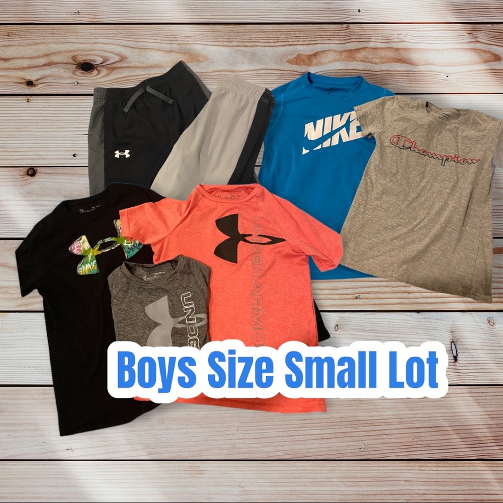 Boys Size 7 Lot, Under Armour, Nike, Champion